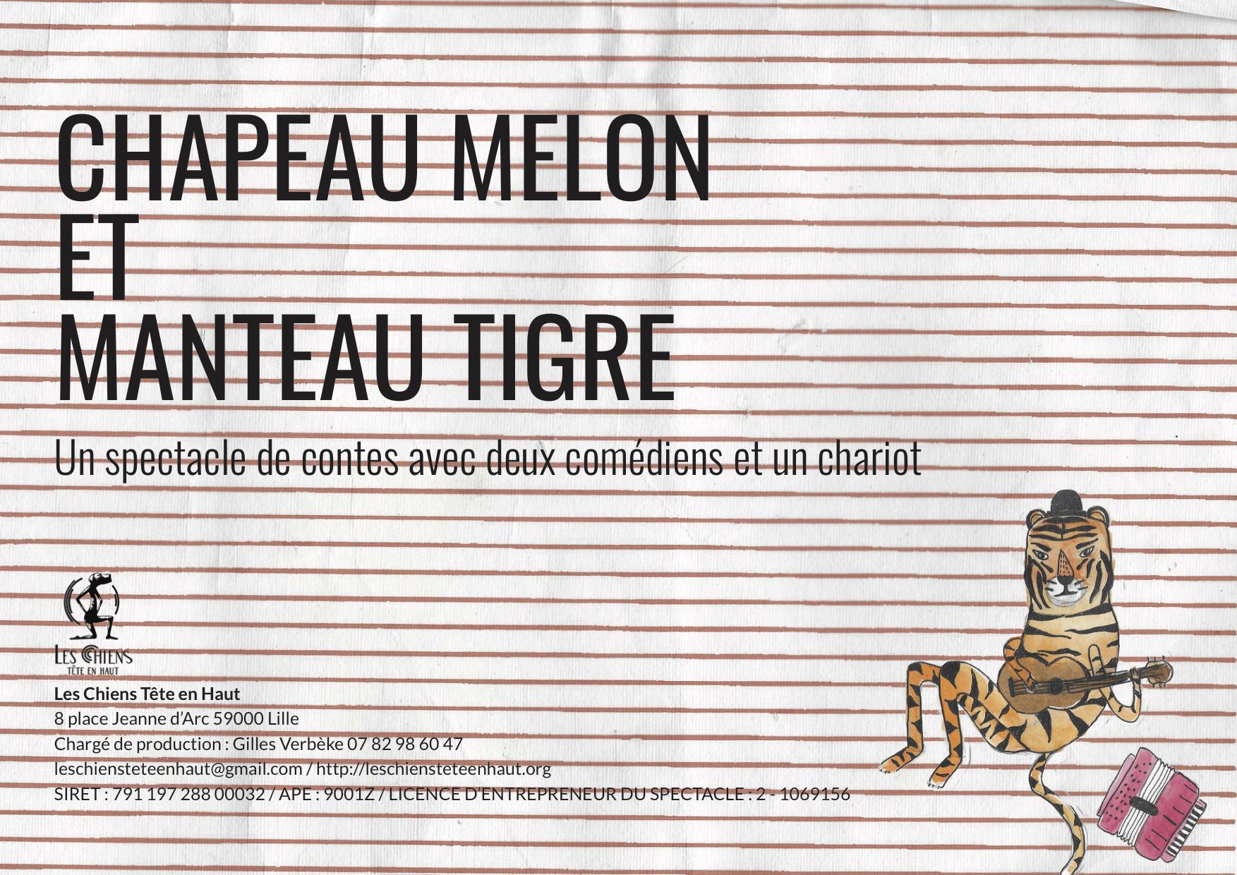 Chapeau Melon & Manteau Tigre